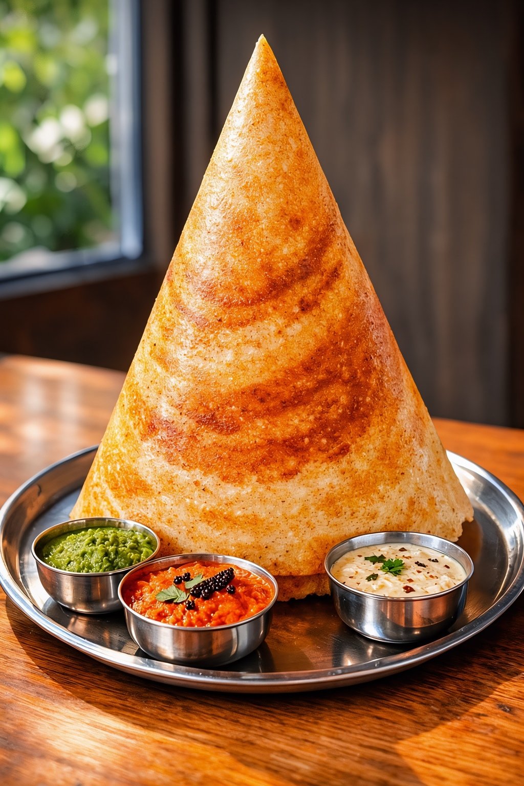 dosa image and chutney sambar