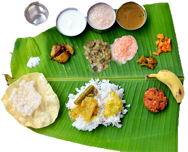 banana leaf images sambar sapadu