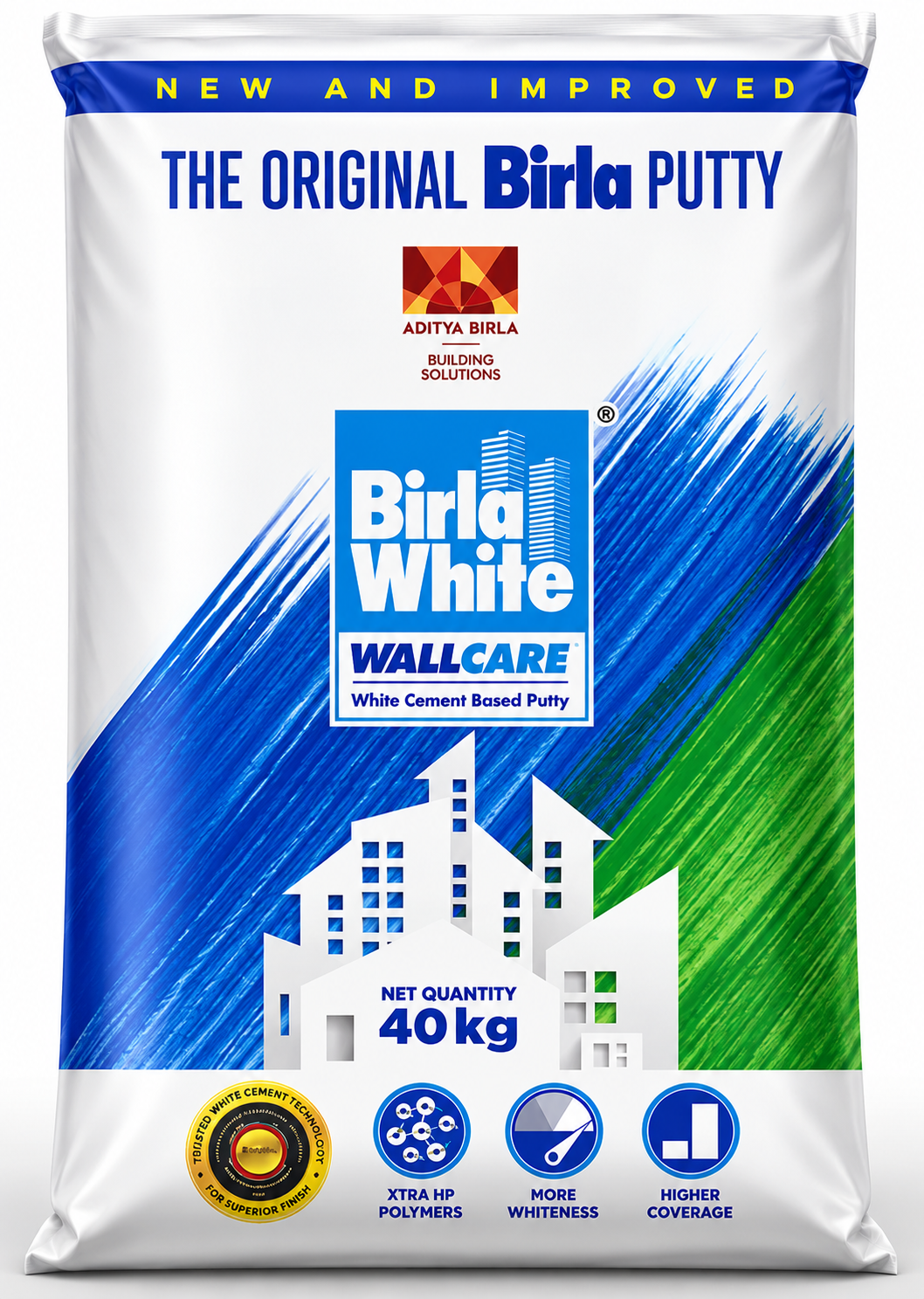 Birla White Wallcare Cement Putty Bag