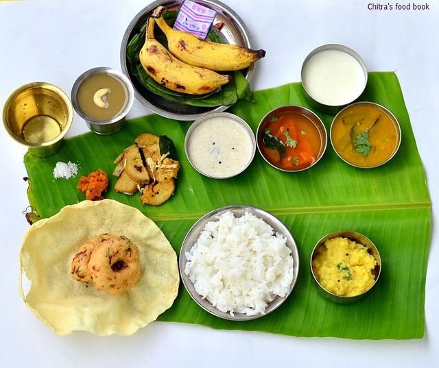 Veg Meals With Curd Rice