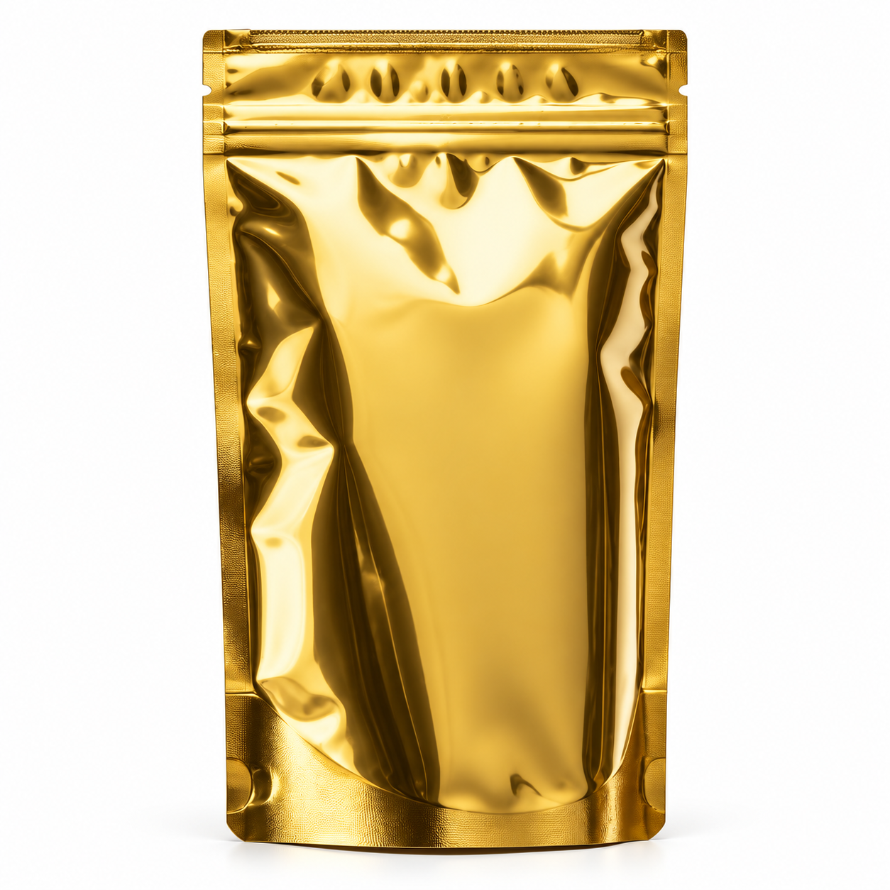 golden pouch with shiny effect
