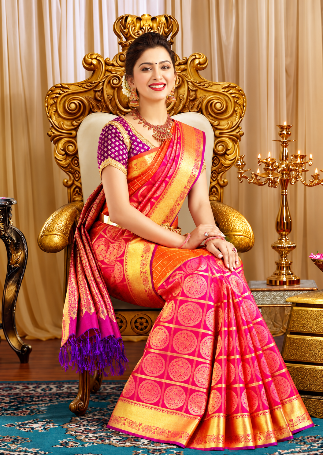 Regal Indian Bridal Portrait