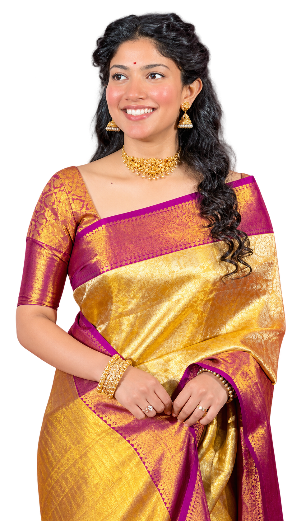Saipallavi Elegant Indian Saree Portrait