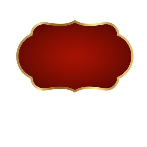 red color with golden border image